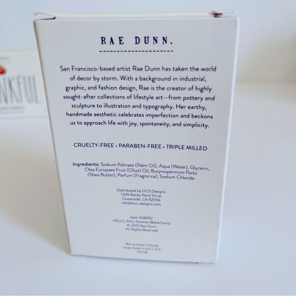 Rae Dunn Fall Soap 4 Bars - Picture 4 of 7